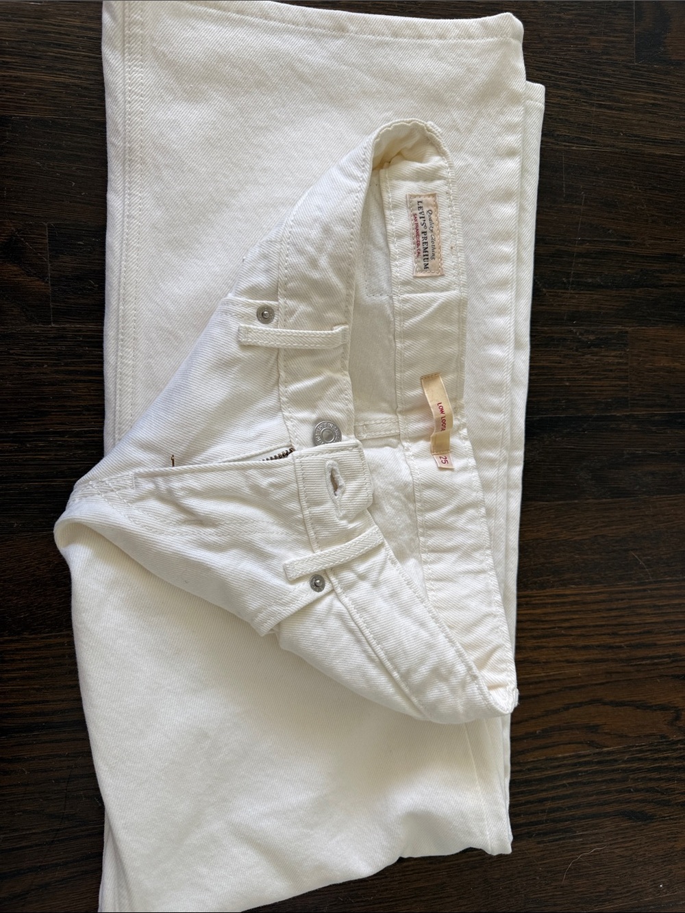 Levi's White Women's Straight Leg Jeans